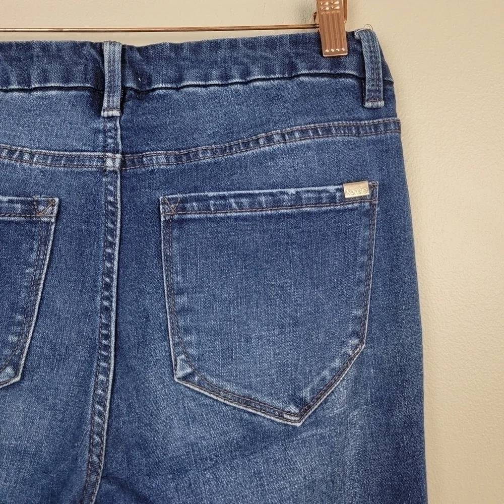 Kensie Ultimate High Rise Skinny Dark Wash Jegging Ankle Legging Jeans 6 28